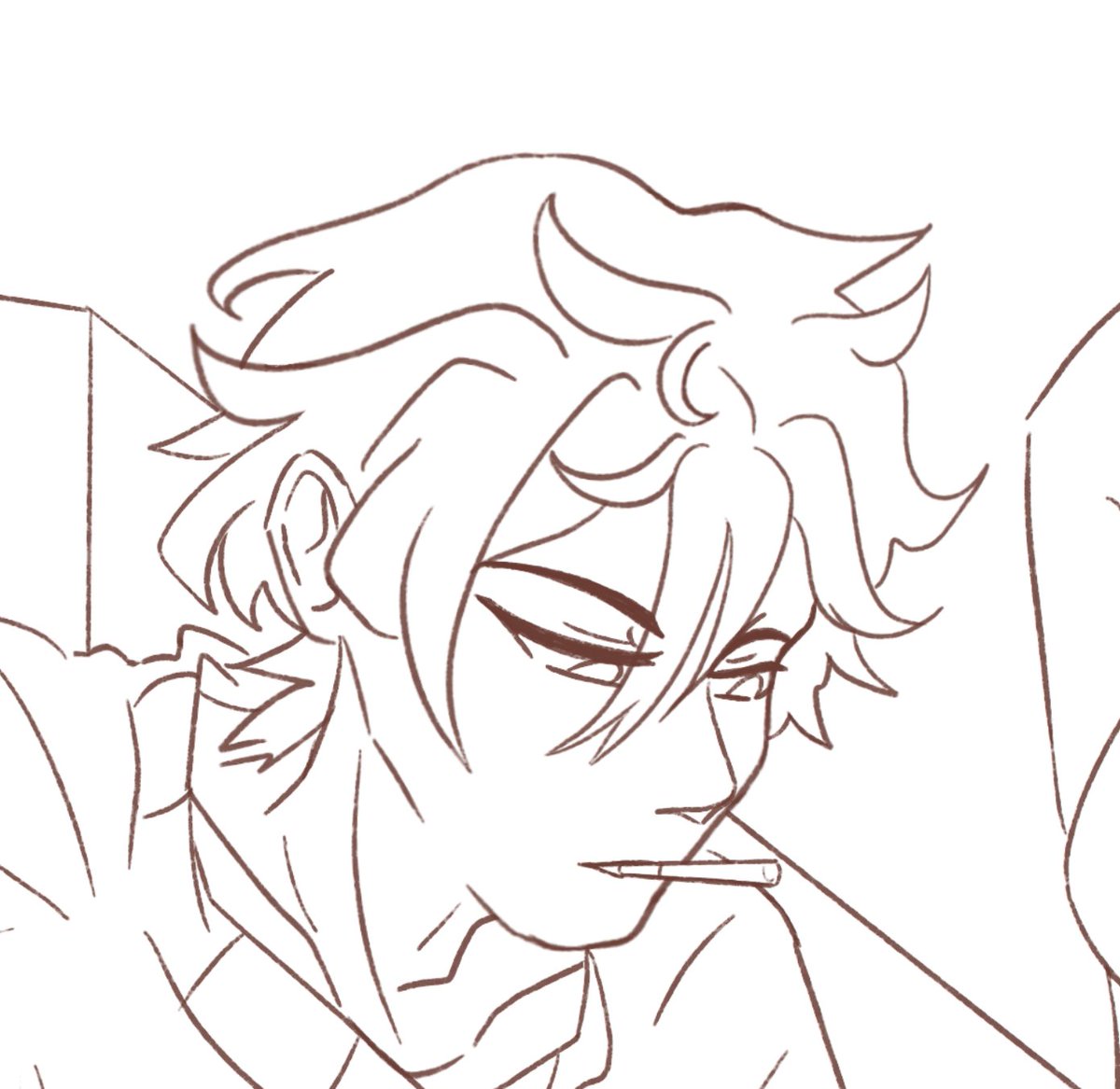 _Yellow_s_'s tweet photo. Wip on a drawing featuring Andy and Leyley. What do you think of these characters? 👀
#Manabí #WIPㅤ #thecoffinofandyandleyleyㅤ https://t.co/uD2XuD899x