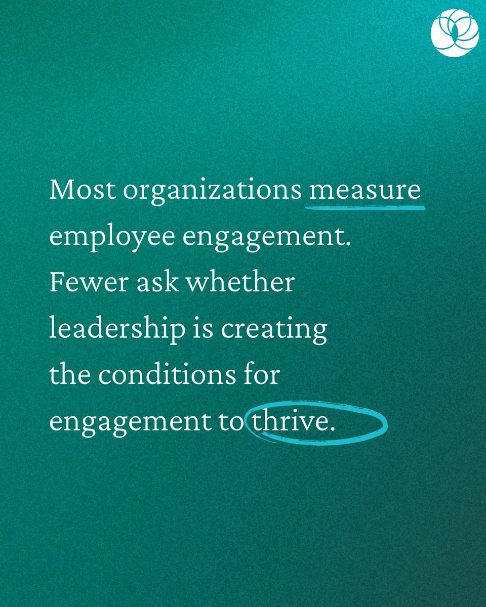 ConsciousCap's tweet photo. Most organizations measure employee engagement. Fewer ask whether leaders are creating the conditions for it to thrive.

Can employees grow? Do managers coach? Does feedback lead to action? Are recognition and promotion aligned with your culture?

#Leadership #EmployeeExperience https://t.co/MRVkXiI7ds