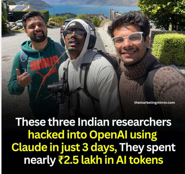 AmitAITech's tweet photo. These three Indian researchers hacked into #OpenAI using #Claude in just 3 days. They spent nearly ₹2.5 lakh in AI tokens.
Harsh Jaiswal, Mohan Pedhapati and Rahul Maini — Indian-origin researchers from cybersecurity startup #Hacktron #AI — used Anthropic’s Claude models to identify and exploit vulnerabilities in OpenAI’s systems.
In less than 72 hours, they moved from a flaw in OpenAI’s public community forum to gaining access to employee accounts and a path into a private #GitHub repository. The entire experiment cost under $3,000 (around ₹2.5 lakh) in AI tokens. OpenAI later fixed the issues and paid the team a $6,500 bug bounty.
Their work highlights how AI tools are accelerating both offensive and defensive #cybersecurity research.
Disclaimer: This post is created for informational and inspirational purposes only. The research was conducted under authorised bug-bounty conditions. All images belong to their respective owners.
#OpenAI #ClaudeAI #Cybersecurity #IndianResearchers #HacktronAI #AmitAITech
@OpenAI @claudeai
