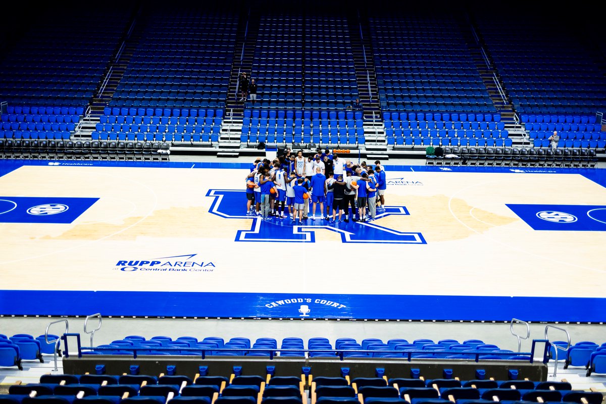 Kentucky men's basketball practice