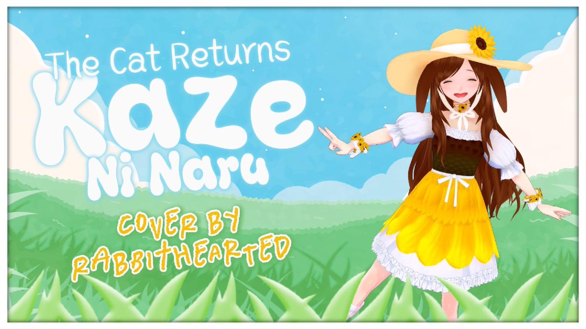 __rabbithearted's tweet photo. 「Kaze Ni Naru」 The Cat Returns Cover! 🐱

i was advised to post whenever i make a new cover over on 🔴 so here is that post hehe! (i have a couple other new ones too!)
making the MV was honestly so fun i love doing these so much i’ve made like 1 a day so far 😭

🔗 in replies! https://t.co/LdCHCMB4U3