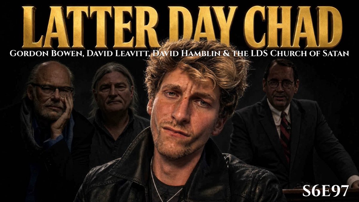 TheEmmapreneur's tweet photo. 🎙️NEW EXPLOSIVE PODCAST EPISODE PREMIERING TOMORROW 9.24 AT 6PM CST: “Latter Day Chad - Gordon Bowen, David Leavitt, David Hamblin &amp; the LDS Church of Satan” 🗣️🔥⛓️‍💥

FOLLOW LD CHAD 👉🏼 @LatterDayChadX 

🔗YOUTUBE:
https://t.co/OjK4PgJ3Fb

🔗RUMBLE:
https://t.co/jNUZpV4UVF https://t.co/SZ4e7LojHf