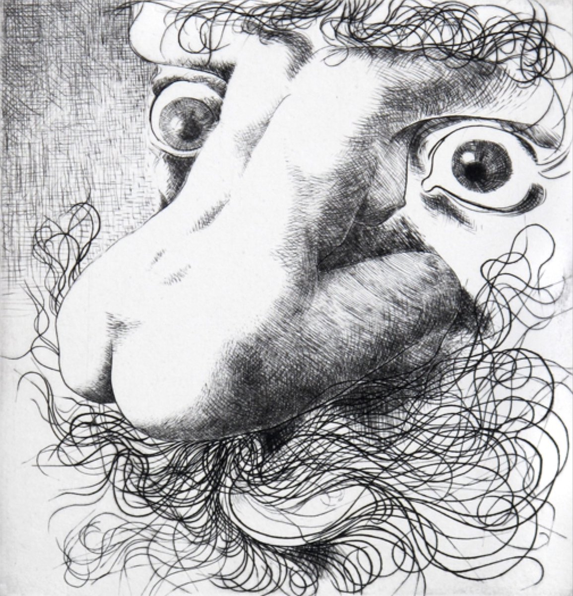 HeavyMetalInk's tweet photo. Claude Serre (1938–1998) was a French comic artist, illustrator, and engraver who trained for eight years as a stained-glass craftsman in Max Ingrand’s workshop. He worked in stained glass, lithography, engraving, and screen printing before dedicating himself to graphic humor. He published illustrations in magazines such as Hara-Kiri, Planète, and Lui, and showed an interest in fantasy and the fantastic from his earliest works, including the book Asunrath 🖌️
