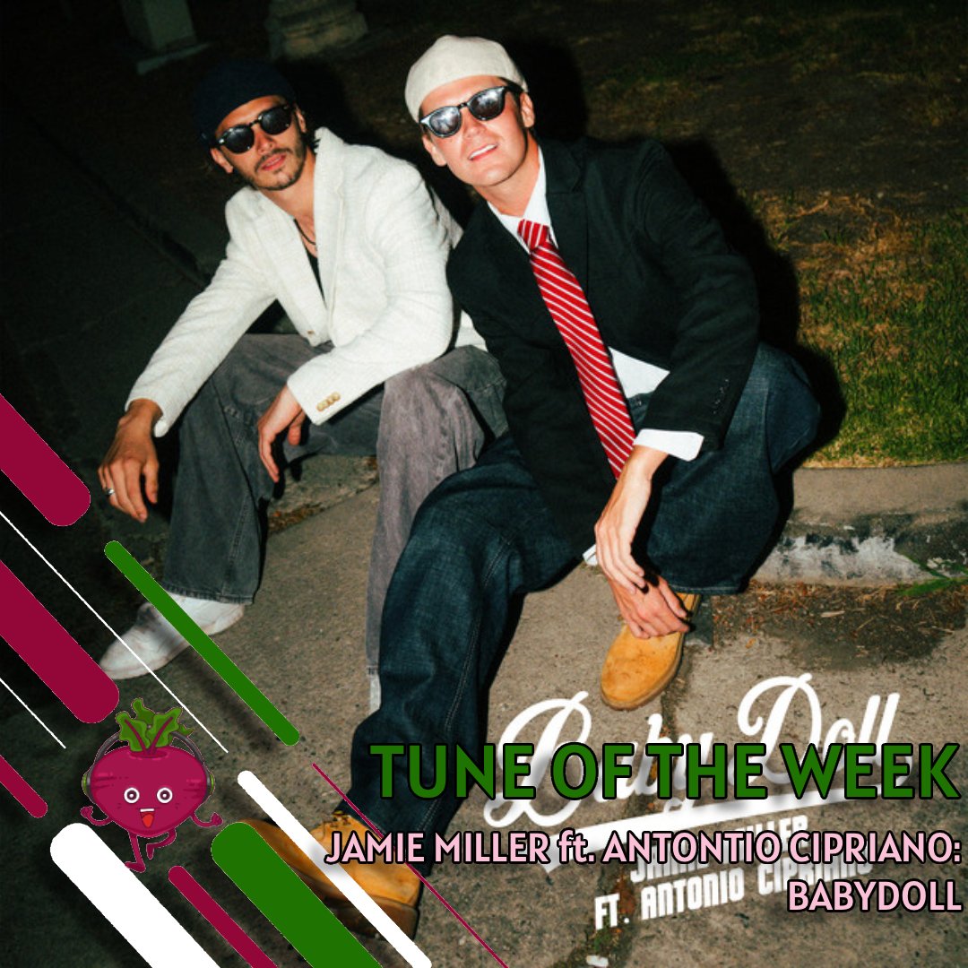 BeatRouteRadio's tweet photo. #TuneOfTheWeek: Climbing the charts very quickly - could it be on for a Top 10 this Friday? Jamie Miller teams with Antonio Cipriano for "Babydoll"!

#TheReddersShow @DJRedders https://t.co/rjWgHCIGnf