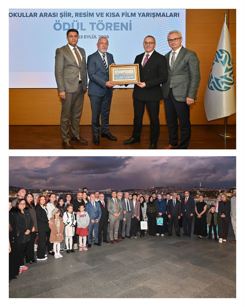 istanbulilmem's tweet photo. ✨​İl Millî Eğitim Müdürlüğümüz ve İstanbul Ticaret Odası iş birliğinde düzenlenen “Gıdada İsrafa Dur De!” Farkındalık Yarışması Ödül Töreni; İTO Başkan Yardımcısı Ahmet Özer, eğitim yöneticilerimiz, öğretmenlerimiz, velilerimiz ve öğrencilerimizin katılımıyla gerçekleştirildi.

​İlkokul, ortaokul ve lise düzeyinde; resim, şiir ve kısa film kategorilerinde gıda israfının önlenmesine yönelik hazırladıkları eserlerle farkındalık oluşturan ve dereceye giren öğrencilerimize ödülleri takdim edildi.

📍Fatih

@tcmeb @Yusuf__Tekin @MucahitYentur