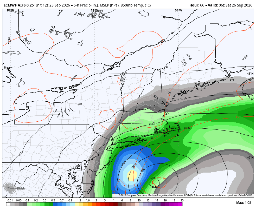 weatherwilly's tweet photo. Wed Nor'easter Update: High Impact

I still like the idea of a storm that rapidly deepens near the coast. Expect rain to enter area Sat morning (pic 1), Storm ramps up by late Sat afternoon (pic 2), though Sun morning (pic3). High winds and surf at the beaches Mass to NJ