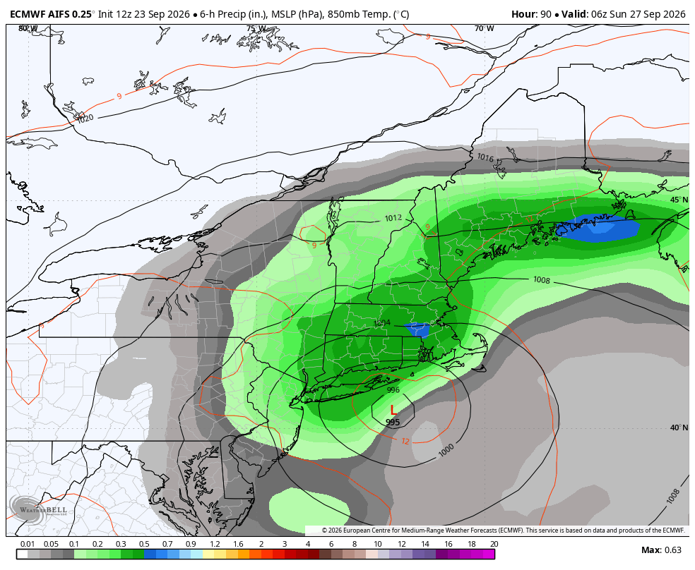 weatherwilly's tweet photo. Wed Nor'easter Update: High Impact

I still like the idea of a storm that rapidly deepens near the coast. Expect rain to enter area Sat morning (pic 1), Storm ramps up by late Sat afternoon (pic 2), though Sun morning (pic3). High winds and surf at the beaches Mass to NJ