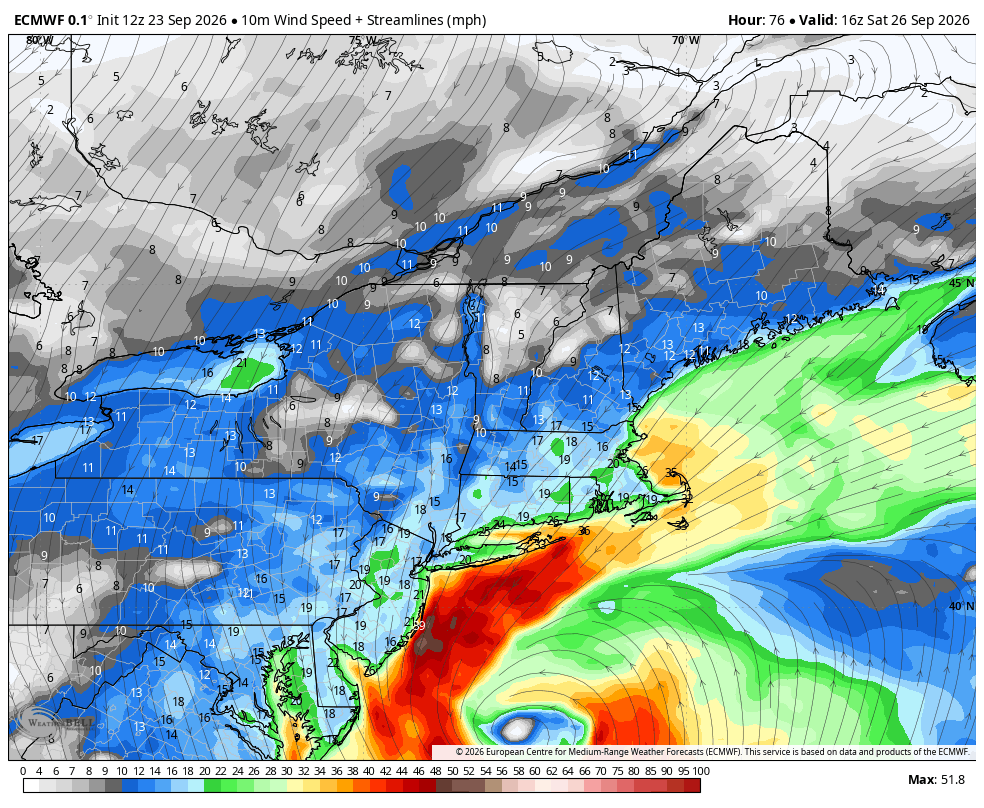 weatherwilly's tweet photo. Wed Nor'easter Update: High Impact

I still like the idea of a storm that rapidly deepens near the coast. Expect rain to enter area Sat morning (pic 1), Storm ramps up by late Sat afternoon (pic 2), though Sun morning (pic3). High winds and surf at the beaches Mass to NJ