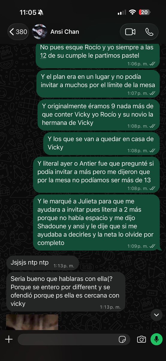 StephanieGarBa's tweet photo. Mi respeto para el team minitas y Shadoune. 
Esa semana organice TODO el cumpleaños de Vicky y la logística de los que estarían ahí, vacié un cuarto que tenía de bodega para que Rocío tuviera donde quedarse, compré bebidas para TODOS en lo que esperábamos el transporte para irnos, la logística del pastel de Vicky a las 12 y todavía hice stream de +14 horas esa semana. Se me olvidó una persona con la que nunca hablo. En cuanto me lo recordaste le escribí y me disculpé, no voy a mentir. Le escribí, se lo expliqué y le pedí que por favor fuera y me daba pena lo sucedido. Si realmente no la hubiera querido invitar NO la hubiera invitado y punto. 
Originalmente íbamos a partirle pastel Rocío Miranda y yo y luego salió la opción de otro plan para poder incluir a más personas.
Lo demás que quieran decir ya ni me interesa.
Ya no hablaré más del tema porque es innecesario