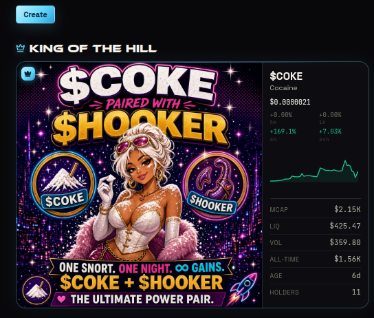 hooker_cash's tweet photo. Have we found the founder of $COKE on HOOKER? https://t.co/wdlZF05Ka7