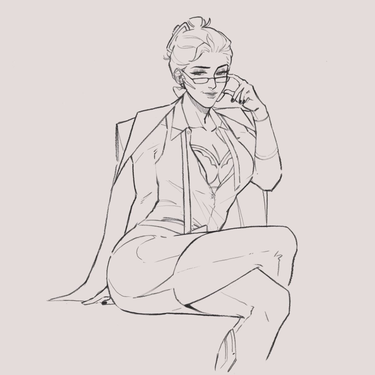 Valcilient's tweet photo. A reward for Talon's most hardworking leader 😏 #Dominetta #Domina #Vendetta #Overwatch https://t.co/E6xO96pyIV