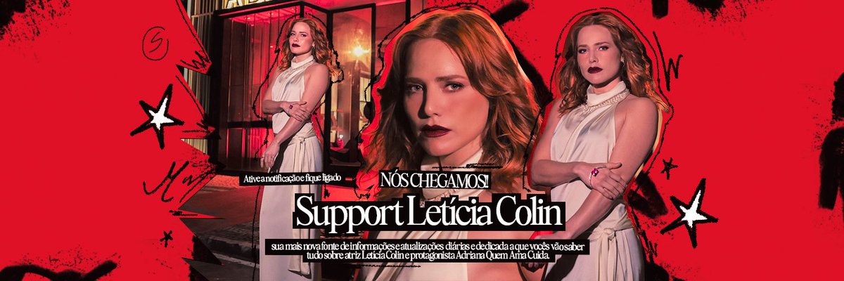 SupportColin's tweet photo. CHEGAMOS! Seja muito bem-vindo ao Support Letícia Colin a sua mais nova fonte de informações e atualizações  diárias e dedicada a que vocês vão saber tudo sobre a atriz Letícia Colin e protagonista Adriana em Quem Ama Cuida novela das nove. 

#QuemAmaCuida https://t.co/adWG9CoS9y