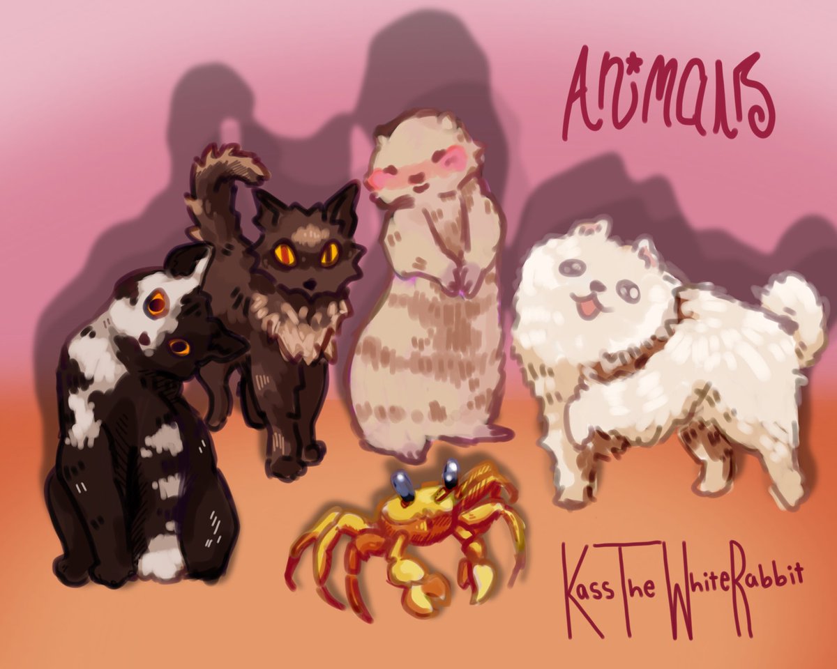 KTheWhiteRabbit's tweet photo. Lil critters #art #digitalart #animaldrawing #artcomissions https://t.co/GYMAStOtzl