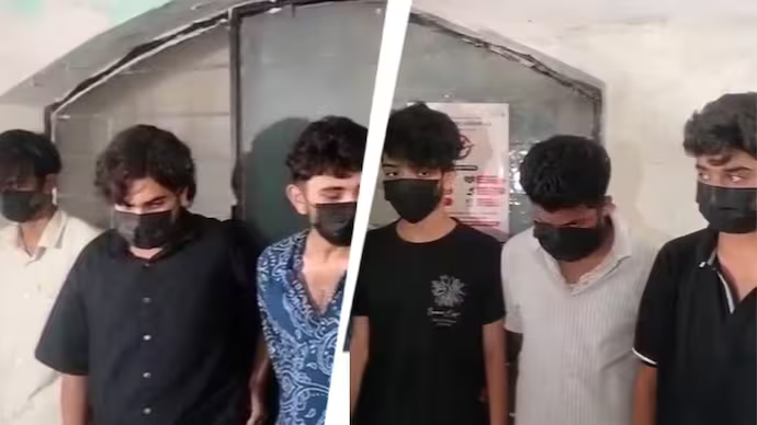 IndiaToday's tweet photo. 𝟔 𝐬𝐭𝐮𝐝𝐞𝐧𝐭𝐬 𝐚𝐫𝐫𝐞𝐬𝐭𝐞𝐝 𝐰𝐢𝐭𝐡 𝐌𝐃𝐌𝐀 𝐢𝐧 𝐃𝐞𝐡𝐫𝐚𝐝𝐮𝐧, 𝐩𝐨𝐥𝐢𝐜𝐞 𝐮𝐧𝐜𝐨𝐯𝐞𝐫 𝐃𝐞𝐥𝐡𝐢 𝐠𝐚𝐧𝐠 𝐥𝐢𝐧𝐤
#Dehradun Police arrested six students in two operations and seized 44.61 grams of #MDMA. Investigators said the accused were linked to a Delhi-based gang and supplied college students in the city.
Read more: https://t.co/A8ezbbMa6X