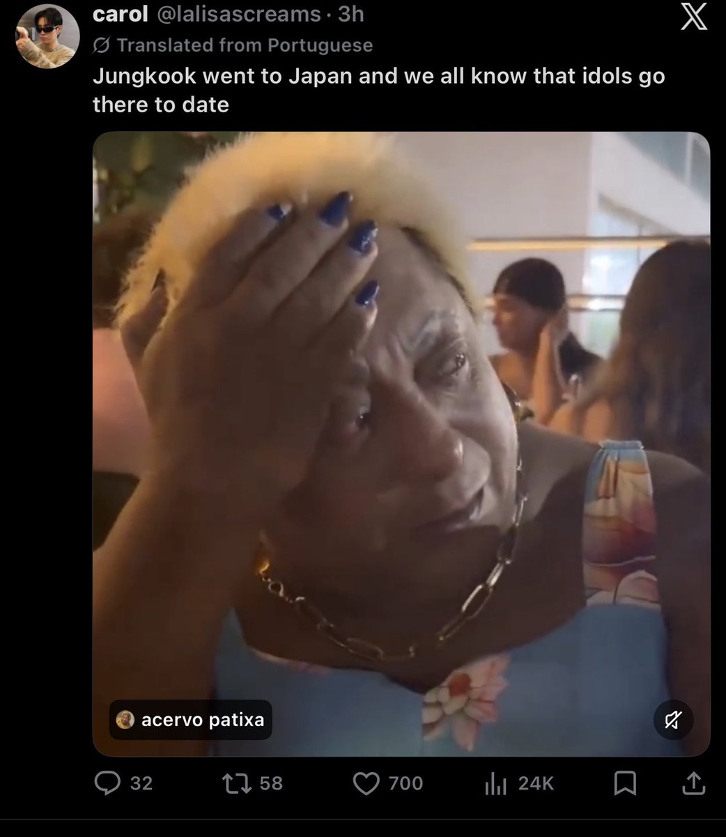 sugarplumprnxs_'s tweet photo. Not all Brazilian armys... but it’s always a Brazilian army who set Jungkook up all the time. 
Genuinely, why do y’all make these “jokes” only towards him, knowing he will get hate by his antis, and when the other members travel y’all are always silent? https://t.co/3jrsig4NVc