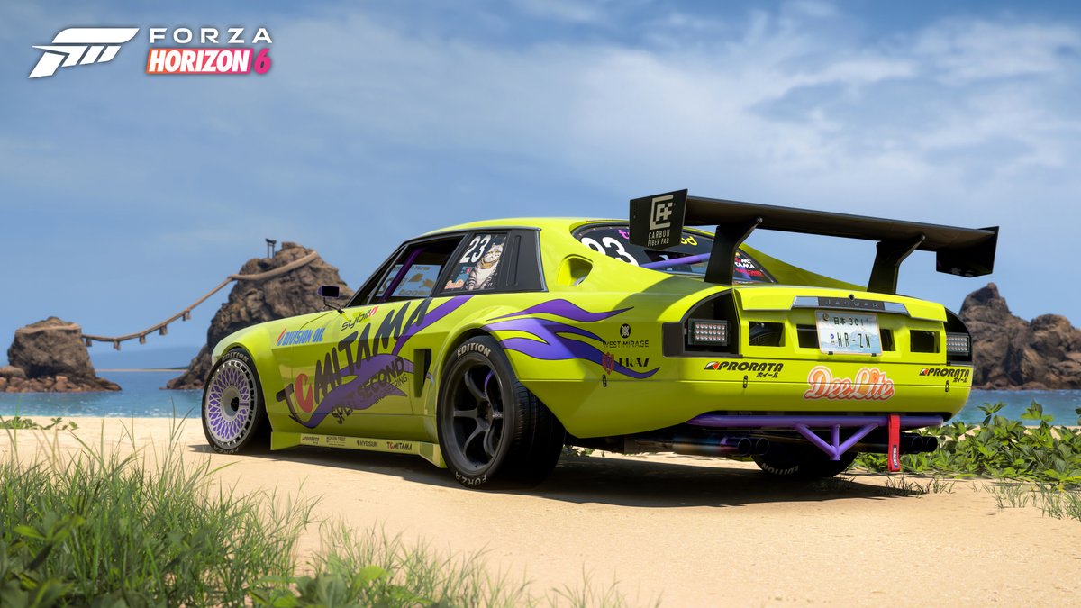 ForzaHorizon's tweet photo. And after a long day of drifting, the Jaguar finally rests 😮‍💨 https://t.co/Zqa9uY38Zr
