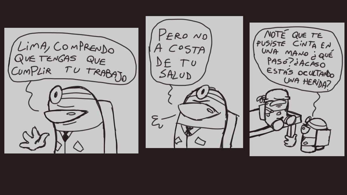 UnicornioLos's tweet photo. "OCULTANDO HERIDAS"
Fancomic Among Us -Parte 3-
#amongusshow #blime #amongus #amonguslime https://t.co/R92OkjFDIm