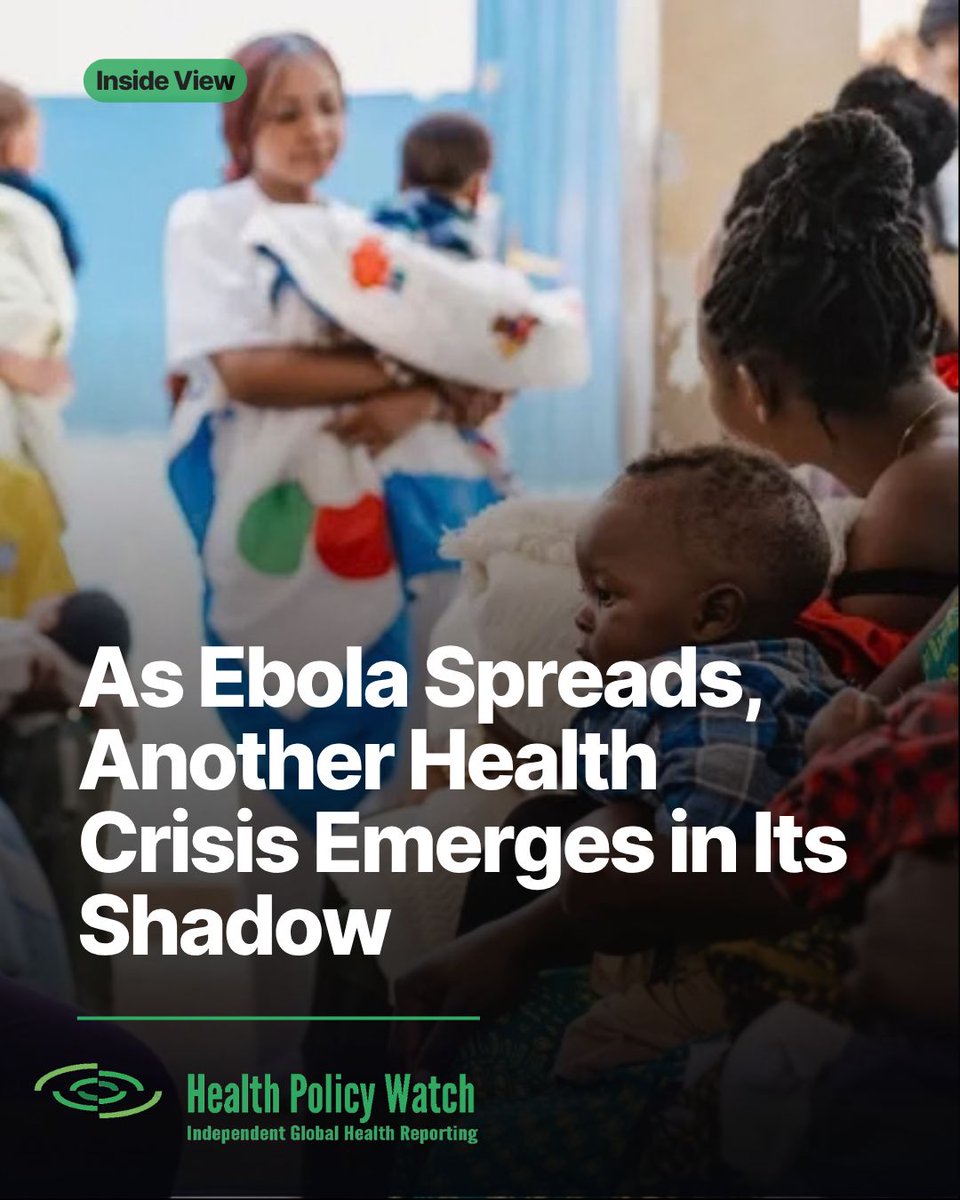 HealthPolicyW's tweet photo. When Ebola strikes, HIV care cannot stop

INSIDE VIEW: @Dr_JeanKaseya, @Winnie_Byanyima & Dr. Samuel Roger Kamba

Ebola control and HIV care are not competing priorities. In the DRC, health leaders warn that essential services must continue as the outbreak grows, or a second health crisis could unfold in its shadow.

📰➡️ https://t.co/Phohg2KjUP

@AfricaCDC @UNAIDS @MinSanteRDC @MSF @UNICEF