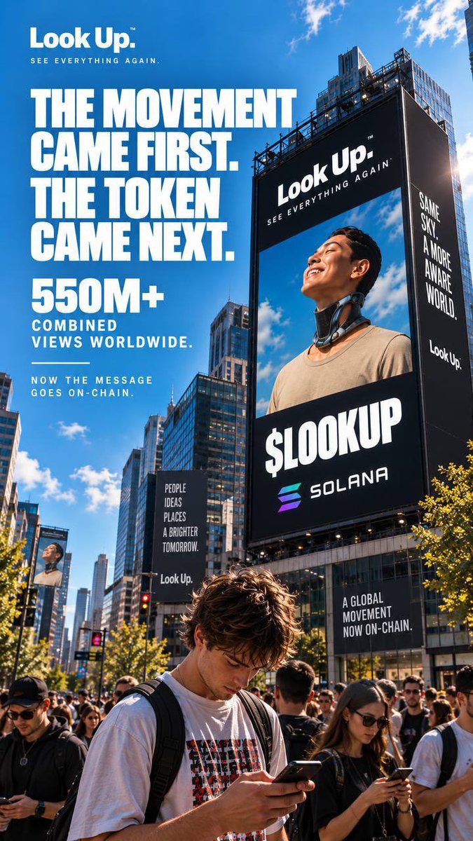LookUp_official's tweet photo. LOOK UP is a generational revolution

Backed by top AI creators and public figures like Norman Reedus, the hype is real.

Join the movement on Instagram (link in comments) https://t.co/2KrUBY3R0G
