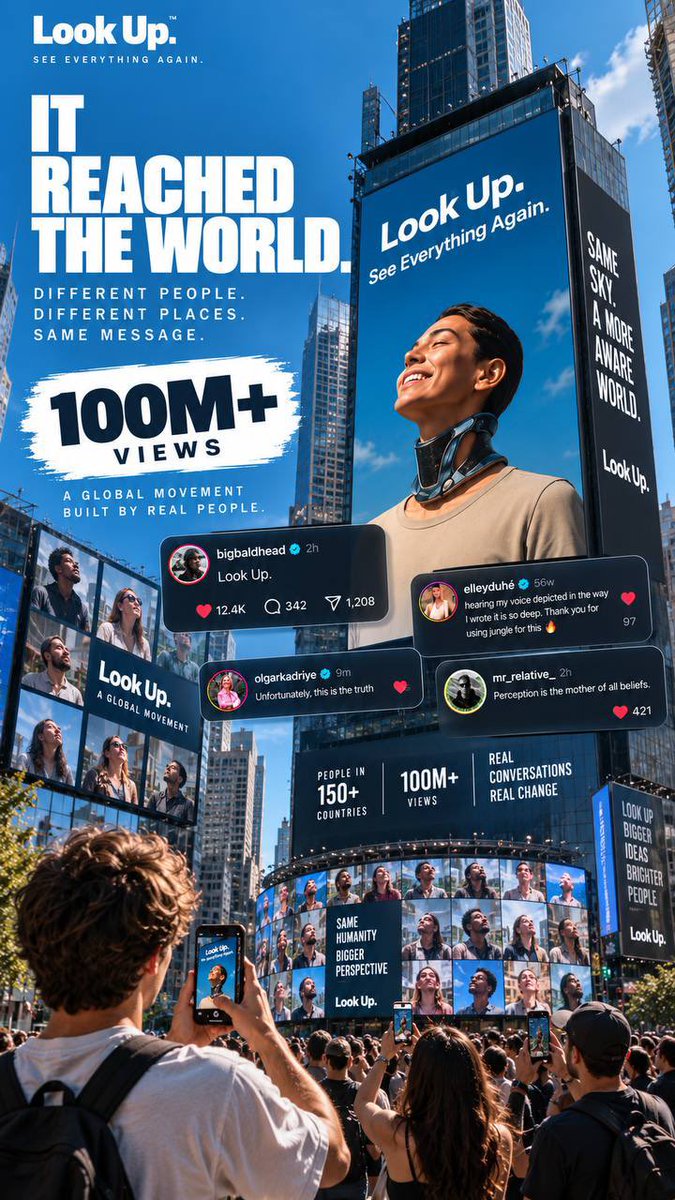 LookUp_official's tweet photo. LOOK UP is a generational revolution

Backed by top AI creators and public figures like Norman Reedus, the hype is real.

Join the movement on Instagram (link in comments) https://t.co/2KrUBY3R0G