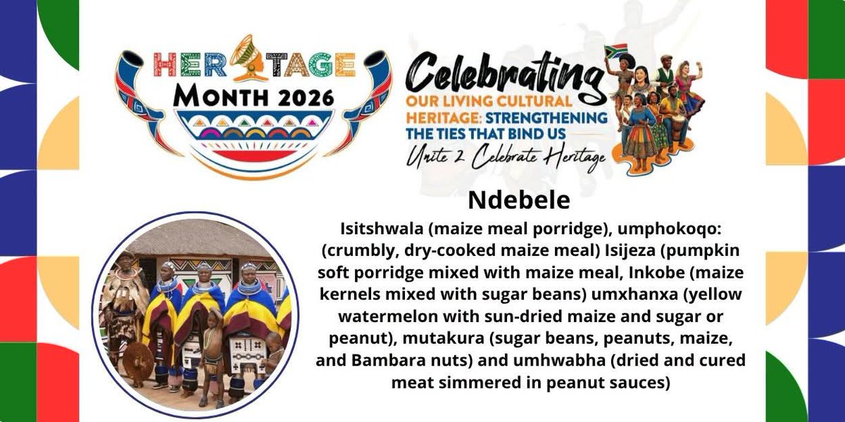 LimpopoDSAC's tweet photo. Know the Ndebele traditional food https://t.co/gVTNXy0sF0