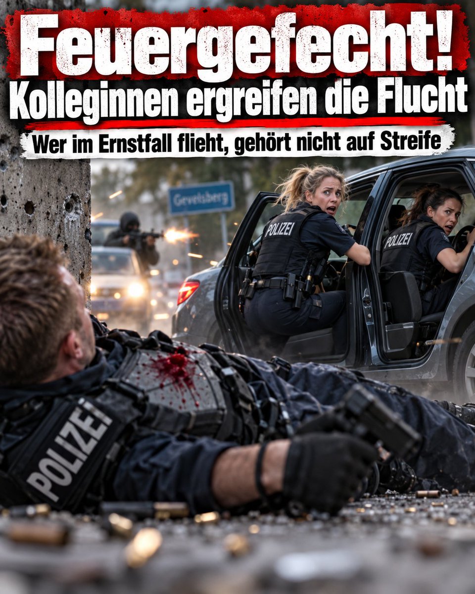 Bernd_Kaiser_BD's tweet photo. Stell dir vor, du bist Polizist. Du liegst im Kugelhagel am Boden, eine Kugel steckt bereits in deiner schusssicheren Weste. 21 Schüsse peitschen durch die Luft. Deine Rettung naht: Zwei erfahrene Kolleginnen (32 und 37 Jahre alt) kommen zufällig an der eskalierenden Verkehrskontrolle vorbei. 
Rettung? 
Falsch gedacht. Anstatt die Dienstwaffe zu ziehen und Feuerunterstützung zu leisten, stoppen die beiden Damen panisch ein fremdes Auto, steigen ein und ergreifen in bester Hollywood-Manier die Flucht. 
Kein Warnschuss. Ein viel zu später Funkspruch. Der Kollege bleibt im Dreck liegen.

Was wie eine absurde Parodie auf den staatlichen Gewaltmonopolisten klingt, passierte exakt so im Mai 2020 in Gevelsberg. 
Jetzt, unglaubliche sechs Jahre später, hat das Verwaltungsgericht Münster endlich das Offensichtliche juristisch zementiert: 
Wer seinen Kollegen im Feuergefecht im Stich lässt, verliert den Beamtenstatus auf Lebenszeit. 
Ein längst überfälliges Urteil mit Signalwirkung, nachdem das Landgericht Hagen zuvor noch weinerlich mit „Todesangst“ argumentierte und lächerliche Bewährungsstrafen verteilte.

Dieser Fall ist jedoch weitaus mehr als nur individuelle Feigheit. Er ist der unschöne Offenbarungseid einer politischen Realitätsverweigerung, die physische und psychische Tatsachen auf dem Altar der Quotengerechtigkeit opfert. 
Wenn wir im Namen falscher Gleichmacherei die physischen Einstellungstests so weit nach unten korrigieren, dass am Ende Einsatzkräfte Streife fahren, die weder die Kraft noch die Nerven für den Ernstfall haben, wird es für alle Beteiligten lebensgefährlich.

Der Polizeidienst ist kein geschützter Raum zur Selbstverwirklichung und kein Bürojob in schicker blauer Uniform. 
Wer das Wappen des Landes und eine Schusswaffe trägt, muss Letztere im Zweifel auch ziehen. 
Wem beim ersten Knall die Knie schlottern, der hat auf der Straße schlichtweg nichts verloren. 
Wahre Gleichberechtigung bedeutet nicht, die Messlatte für bestimmte Gruppen tiefer zu hängen, bis jeder drüber stolpern kann. 
Sie bedeutet: gleiche, knallharte Leistungs- und Belastungsstandards für alle. Wer die nicht bringt, muss eben im sicheren Innendienst Akten lochen.

#Gevelsberg #Polizei #Quotenpolitik