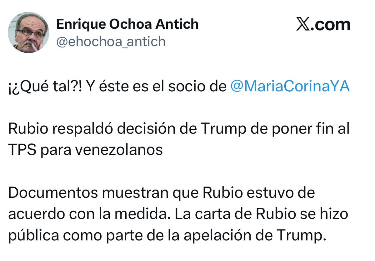 OrlvndoA's tweet photo. ¿Qué pasó, “embajador”?

Hace unos meses usted pensaba diferente.

¿Le bajaron línea?

¿Le consuela el sometimiento?

¿Rodilla en tierra? https://t.co/AspujgbwWE