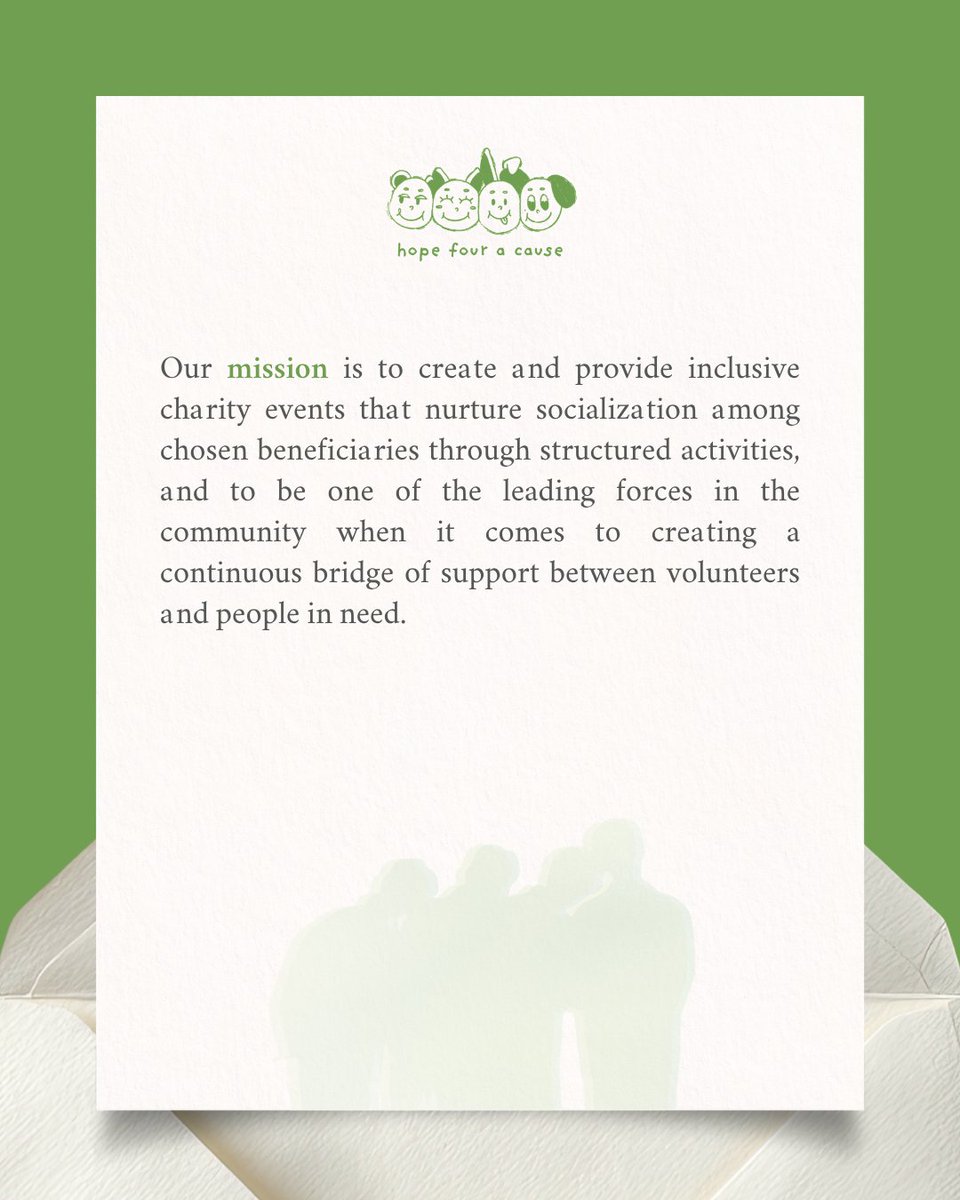 mydayfouracause's tweet photo. My Days,

We received another mail! Turning our passion into purpose, our club operates with a vision and mission. But, ultimately, love in action is what drives ours.

Here's what we envision and hope to accomplish together. 🏠💚👀 https://t.co/lEvXB8K9Qh