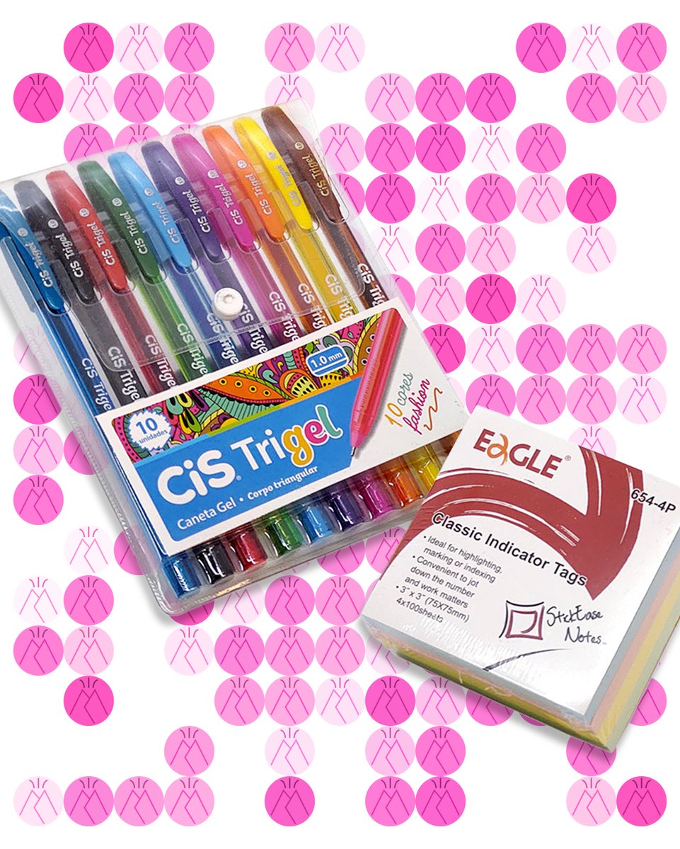 magmacor's tweet photo. Escritório colorido é escritório feliz! ✨ As Trigel da CiS deixam tudo mais bonito e o bloco StickEase da Eagle ajuda a não esquecer nada (nem o lanche 🤭). #Magmacor #CiS #PostIt #PapelariaCriativa #ColorirFazBem 🖊️📒🎨
https://t.co/gNPaLCENgC https://t.co/hEFBVXOxoE