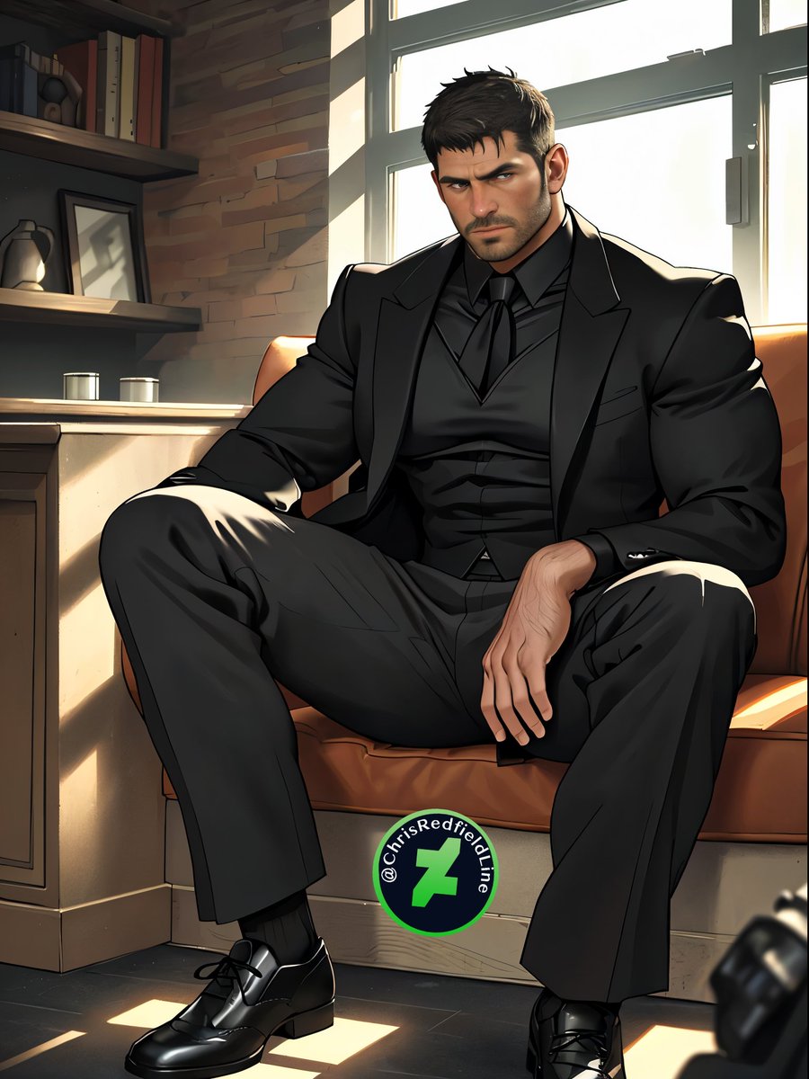 Redfieldline's tweet photo. Alpha Chris Redfield is on the line 🥶 #ChrisRedfield #REHBfun https://t.co/832RgsLIVU