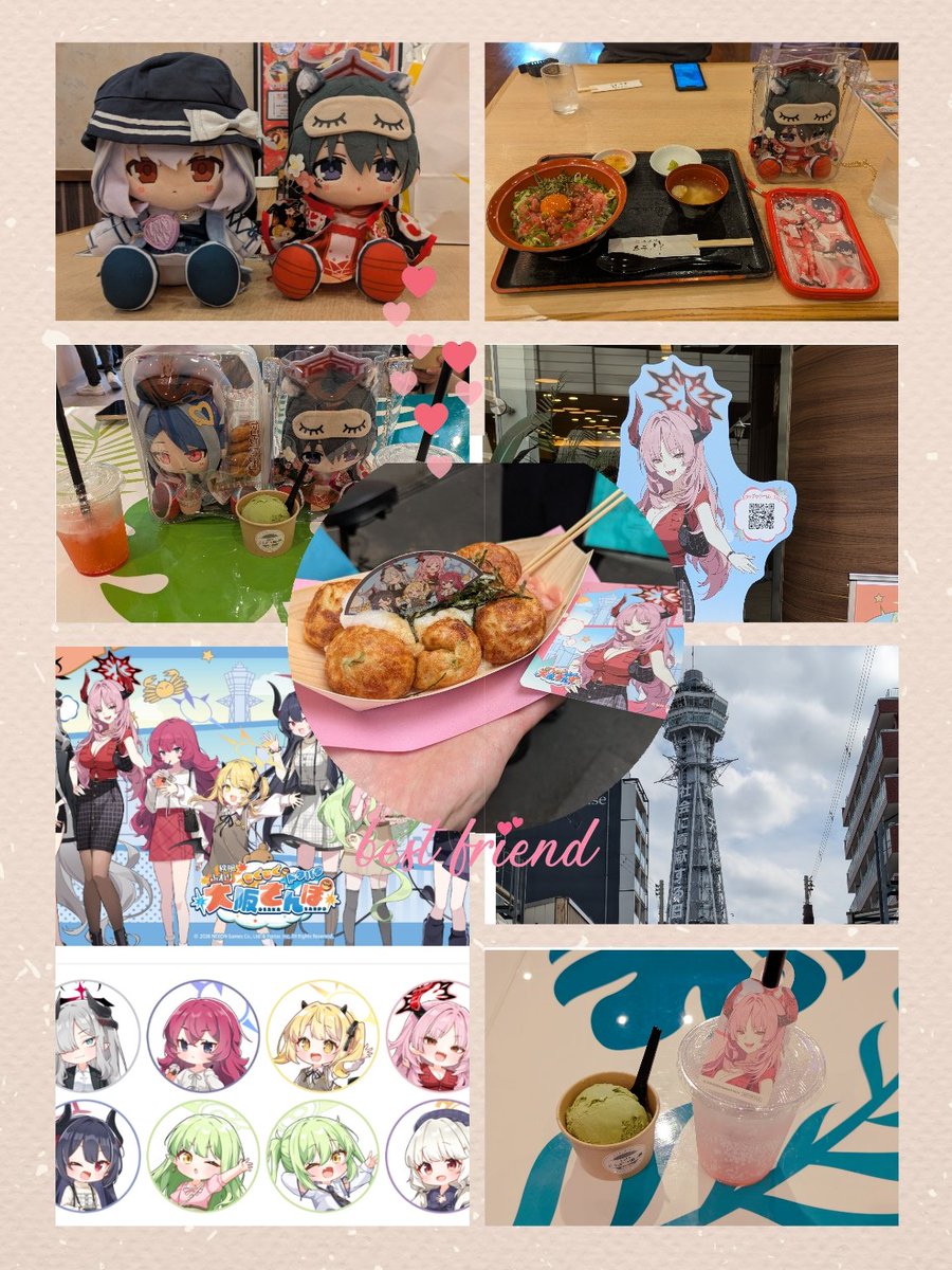 toddler0203's tweet photo. 大阪2日間とても楽しかったです〜！！！🥹✨

今日一緒にさんぽしてくれた先生方ありがとうございました！！
美味しいお店に連れてって下さったりとても楽しかったです〜！☺️🙌

昨日のDJも訳わかんないほど最高でしたし、行きも打ち上げも宿も最高でした！！😭🔥
2日間皆さん大感謝です〜〜‼️🥹🙏 https://t.co/berLAhQ9k5