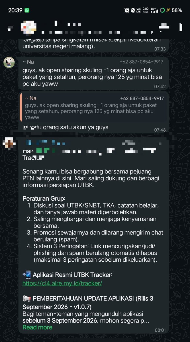 Dubaicukipuki_'s tweet photo. GUYS TEMAN TEMAN #studytwt kalau ada yg nawarin buku, sharing apk, dll. Terutama kalo nomornya atas nama manda, na (mrk allegedly sekongkolan) tolong langsung lapor ke adm grup karna mereka PENIPU dan udah banyak jg korbannya. https://t.co/Me8CwgERkr