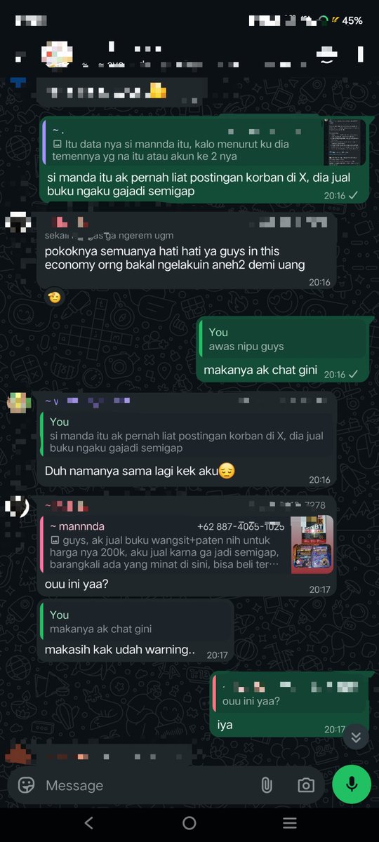 Dubaicukipuki_'s tweet photo. GUYS TEMAN TEMAN #studytwt kalau ada yg nawarin buku, sharing apk, dll. Terutama kalo nomornya atas nama manda, na (mrk allegedly sekongkolan) tolong langsung lapor ke adm grup karna mereka PENIPU dan udah banyak jg korbannya. https://t.co/Me8CwgERkr