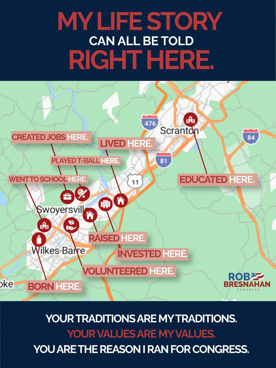 Rob4PA's tweet photo. Paige’s latest TV ad dances around a simple fact: she moved here for politics.

I was born here. Raised here. Never left.

Millions in ads won’t change that difference. https://t.co/kt9ZF4o0Xh