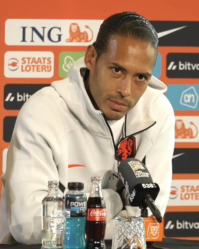 centrekop's tweet photo. 🚨🚨🎙️| Virgil van Dijk on how Xavi convinced him in 10 seconds to come back to the national team:
 
"He said that I am Virgil van Dijk” https://t.co/jHYn18VVm1