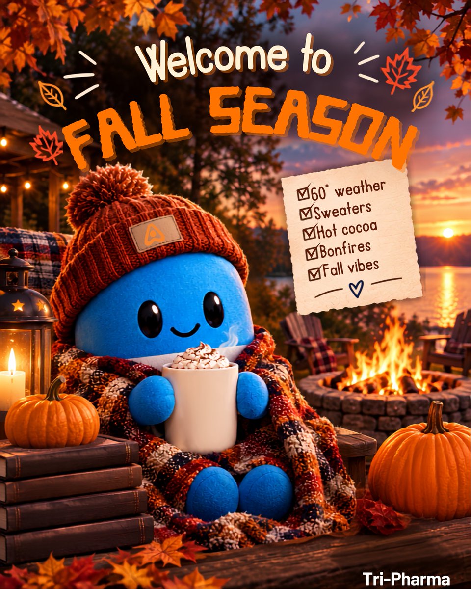 tripharmainc1's tweet photo. ЁЯНВ Fall has officially arrived at Tri-Pharma! ЁЯОГ
Sweater weather, cozy vibes, hot cocoa, and a little extra pumpkin spice. тШХЁЯзб
HereтАЩs to a season of crisp mornings, warm drinks, and good things ahead! ЁЯНБ
#TriPharma #HelloFall #FallVibes #PharmacyLife #PatientFirst https://t.co/3sAMIVzhah