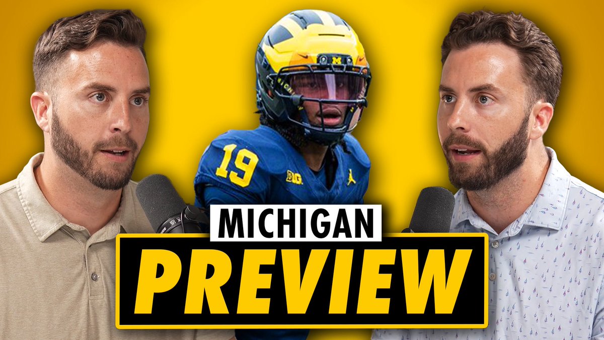 theanfpodcast's tweet photo. Our Michigan game preview is now live! https://t.co/OLTNtGLvJj