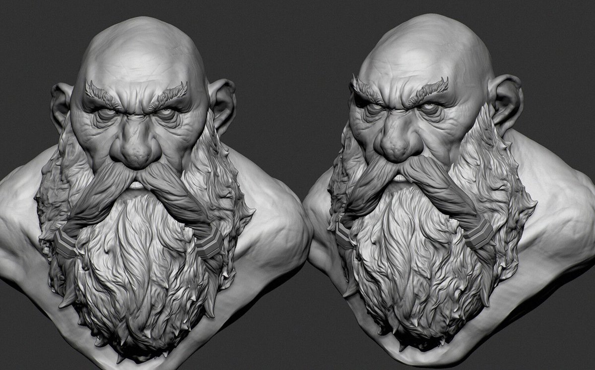 FlippedNormals's tweet photo. Get 3 free ZBrush brushes for sculpting 🎁 we've custom made these and use them for all our own sculpts https://t.co/8xXlsU5Adq https://t.co/mf7m3vPIAa