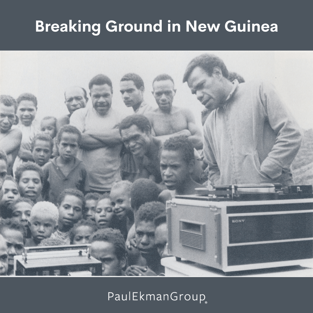 PaulEkman's tweet photo. Look behind the scenes of Dr. Ekman's groundbreaking cross-cultural research. In this blog, Dr. Ekman reflects on the experience of filming the Fore people during his field research in the 1960s. He shares the story behind the footage, the challenges of documenting expressions in a remote culture, and what those recordings came to represent in his study of universal facial expressions.

Explore Dr. Ekman’s firsthand reflections on this important chapter in his research: https://t.co/T9iQ3aFOee