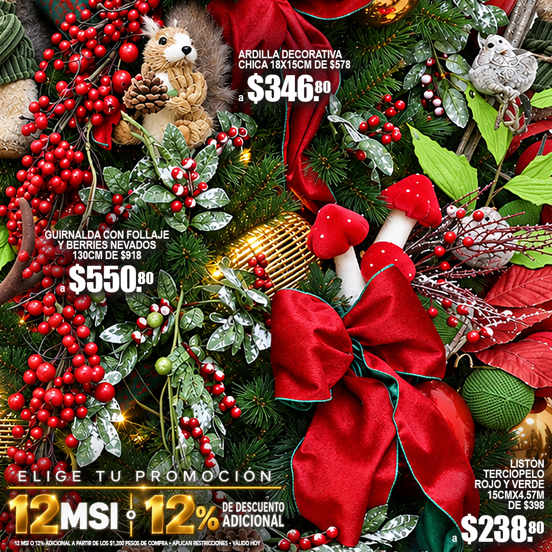 chelsealoft's tweet photo. La magia de la Colección 🐿️🐇🦌 Enchanted Cottage 🦌🐇🐿️ vive en cada detalle: rojos intensos, verdes naturales, berries y encantadores elementos del bosque que llenan tu Navidad de calidez y encanto🎄✨ https://t.co/HWDkslmvAp
#Chelsealoft #Listón #Ardilla #Guirnalda #Berries https://t.co/6zflua0Yxk