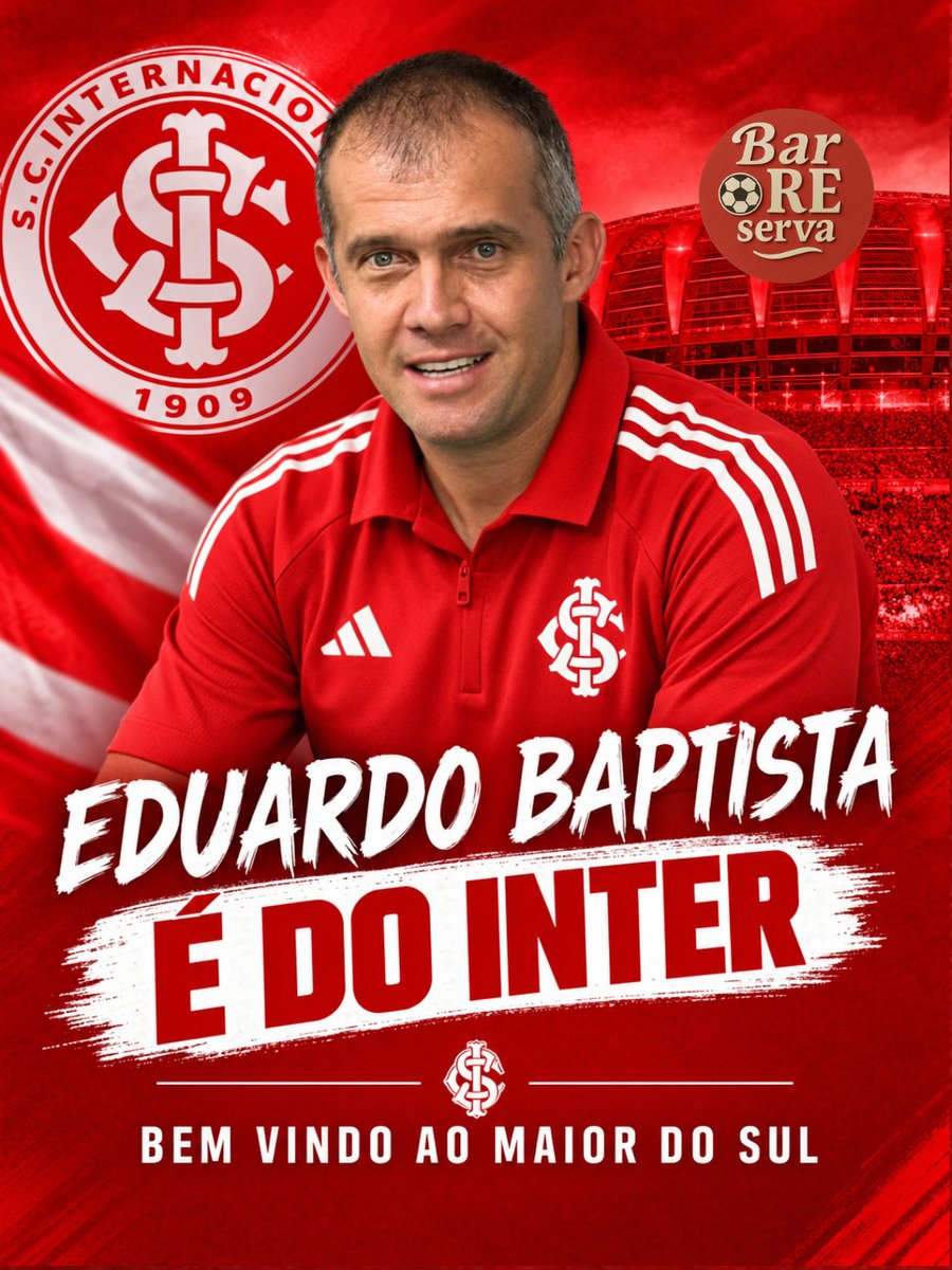 barreserva_'s tweet photo. Habemus técnico 

Eduardo Baptista é o novo comandante colorado! 🇦🇹✍️

O treinador de 56 anos assina contrato com o Clube do Povo até dezembro de 2026.  🔛👊

Seja bem-vindo! 🤝 https://t.co/HkMDqR13PS