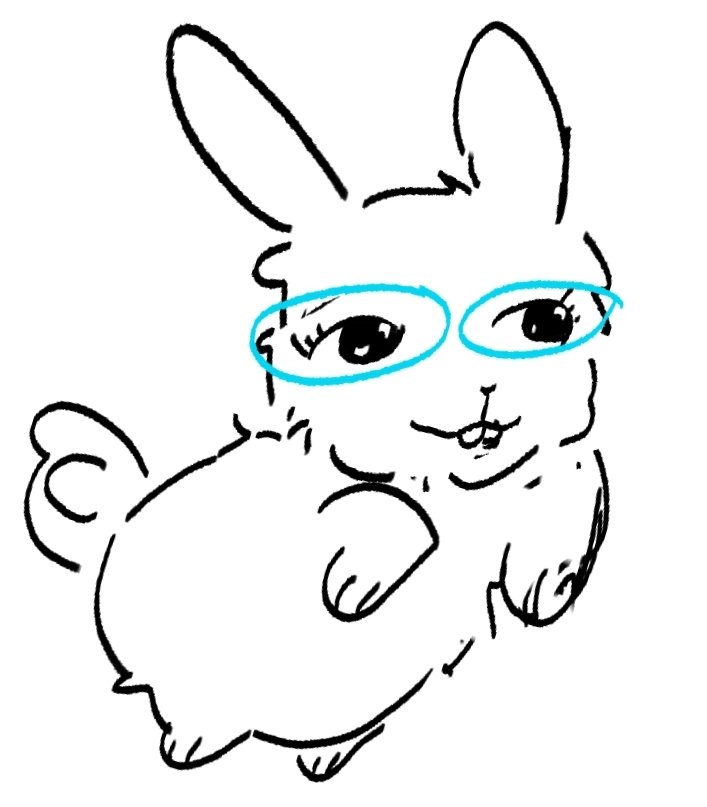 JaneCrockerLovr's tweet photo. Oh hello little Jane Bunny? Why are your glasses a different color. https://t.co/GJGUytzcJU