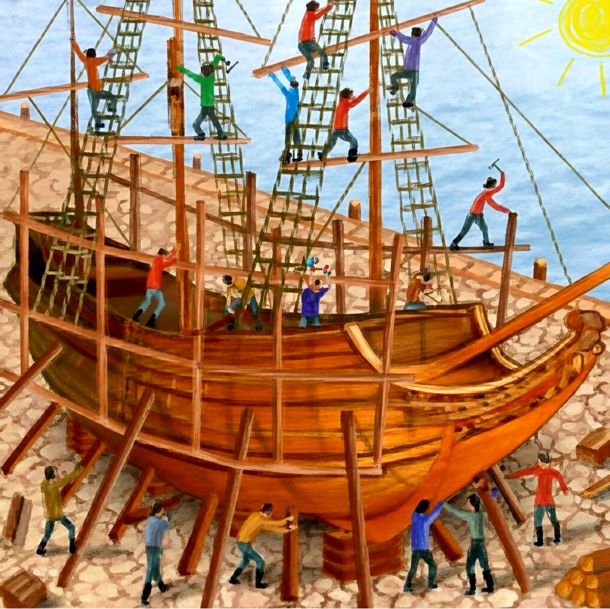 lover4ik's tweet photo. 800 caulkers, 400 carpenters, 1 manager. Breakdown: the Shipyard. ⚓

#lover4ikGC #GameFi 1/3 https://t.co/toBC2jrtR6