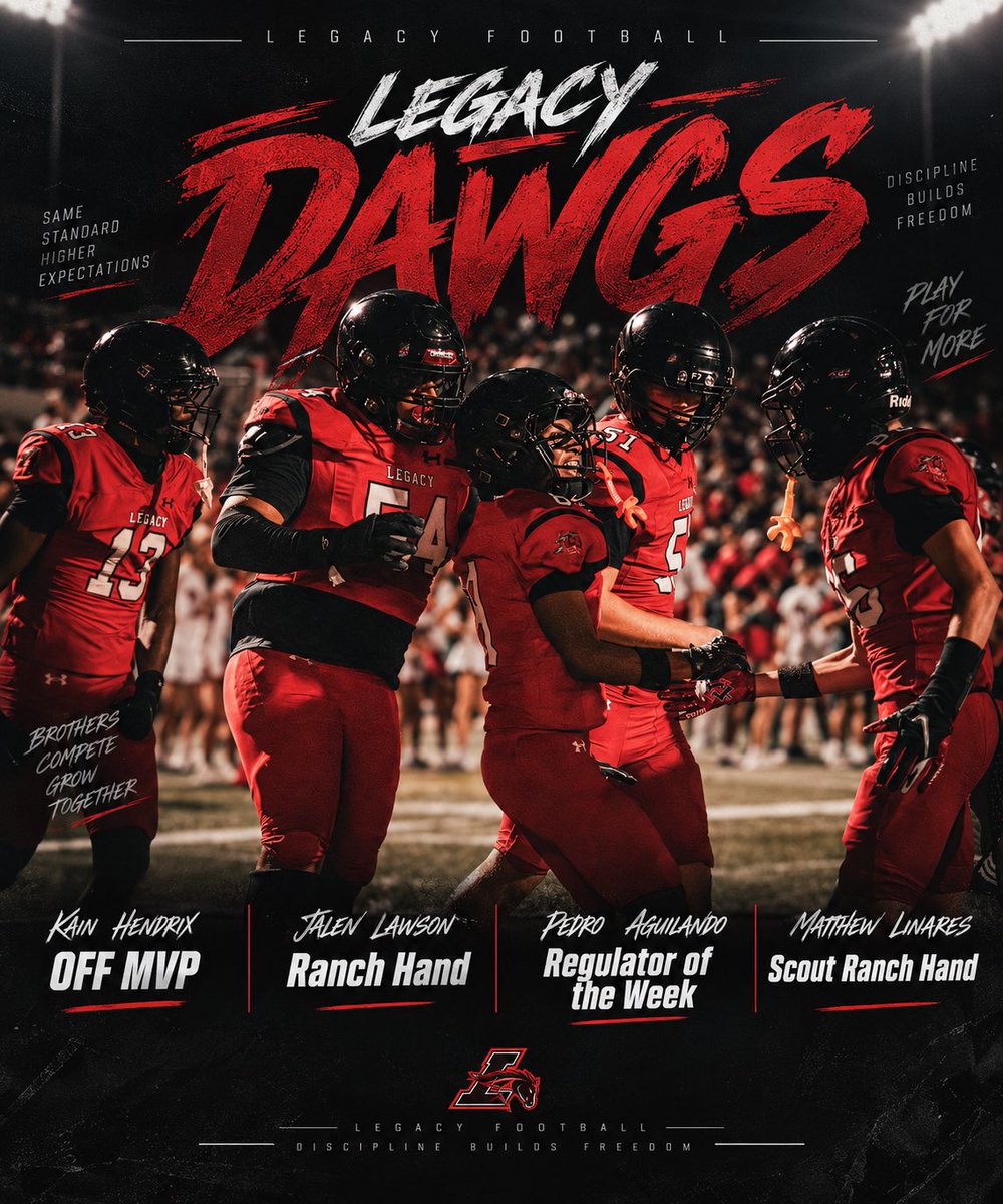 legacybroncofb's tweet photo. OFFENSE DAWGS FOR THE WEEK‼️
#WTS #TheRanch https://t.co/N2F1mJCrgE
