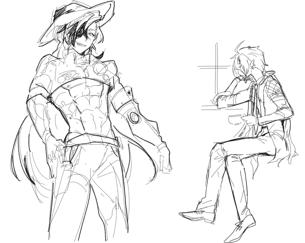 m0_uln's tweet photo. 練習で描いたやつ https://t.co/18P42fclY5