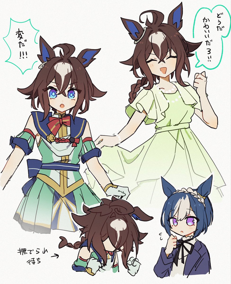 PO_momono's tweet photo. 低コストで一枚に複数描くの楽しいし可愛い https://t.co/XRZj981Afm