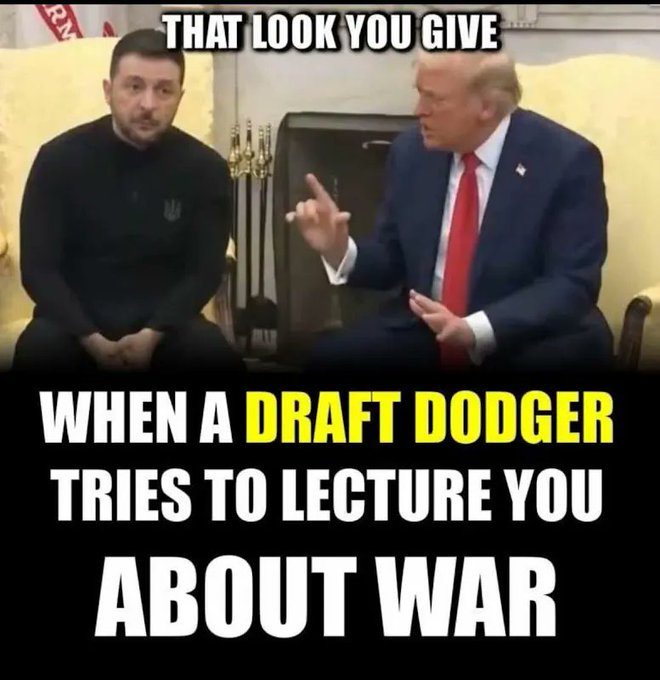namwella1961's tweet photo. WSJ: President Zelenskyy confirmed that Trump asked him to stop striking Russian oil refineries, citing rising diesel prices. Zelenskyy’s response was straightforward: “Diesel may matter to some, but our lives matter more.”
#VoteBlueToSaveDemocracy #VoteBlue26 #VoteBlue https://t.co/oJB5JhGf57