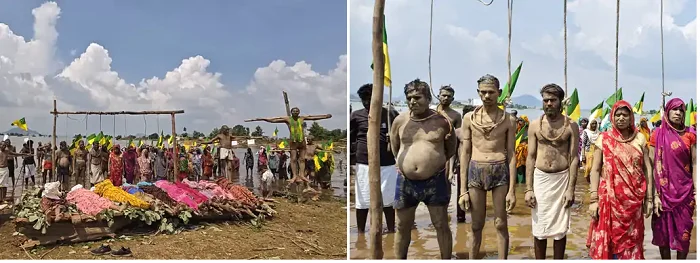 DeshbandhuMp's tweet photo. पन्ना: केन-बेतवा व बांध प्रभावितों का 'सूली सत्याग्रह', 12वें दिन उग्र हुआ आंदोलन

https://t.co/bQXOUxmbHu

#PannaNews 
#KenBetwaLink 
#SooliSatyagraha 
#DisplacedVillagers 
#Bundelkhand 
#RehabilitationRights 
#PannaProtest 
#MadhyaPradesh 
#SocialJustice

@CollectorPanna 
@SP_SPPANNA 
@MPPoliceDeptt 
@DGP_MP