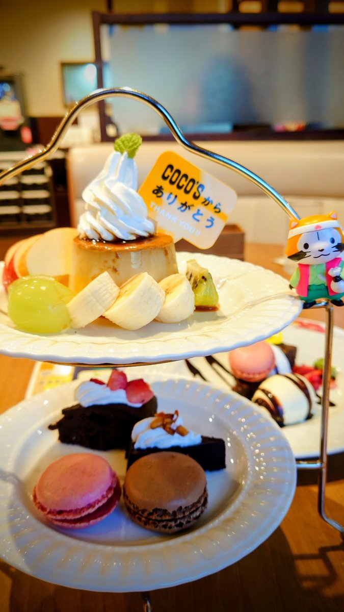 AyayaE2k's tweet photo. 連休最終日は #ココス へ
とは言っても旦那も私も仕事してましたが。
そして
3人目の桃太郎ラスをお迎えしましたとさ苦笑😅💧

#ラスカル
#スペシャルデザート https://t.co/wd6Yw1jTPd