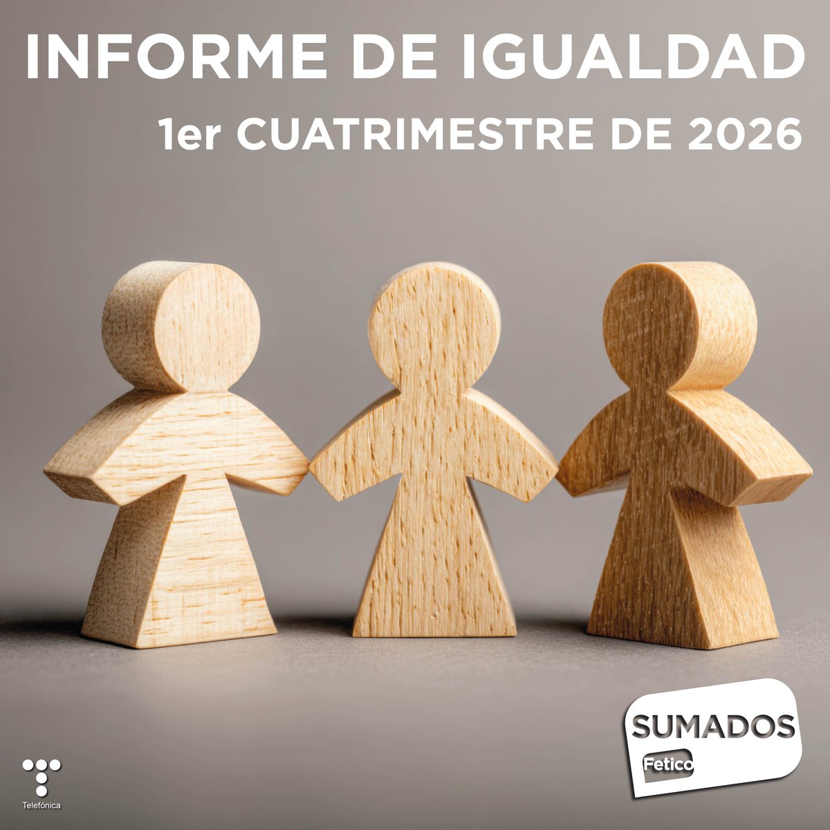 SumadosT's tweet photo. Avances en Igualdad en el 1Q de 2026 (ámbito CEV).
Toda la info aquí: 
https://t.co/RZTuGaXma6
#Telefónica #ConvenioEmpresasVinculadas #SUMADOS #sumadosfetico https://t.co/pcp1pbV4yL